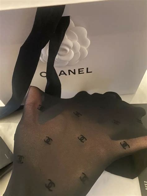 chanel logo tights dupe.